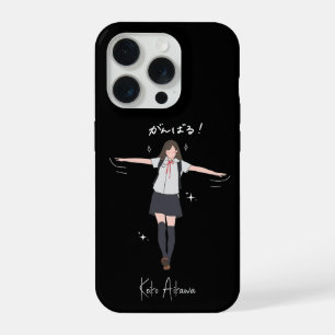 Esthetische anime uniform meisje  iPhone 15 pro case