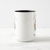 Esthetische Aquarel Boho Eerste Vaderdag Geschenk Mok (Midden)