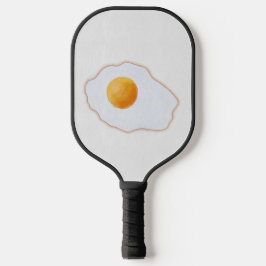 Esthetische Aquarel Gebakken Ei Minimalistische Ku Pickleball Paddle