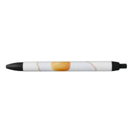 Esthetische Aquarel Gebakken Ei Minimalistische Ku Zwarte Inkt Pen
