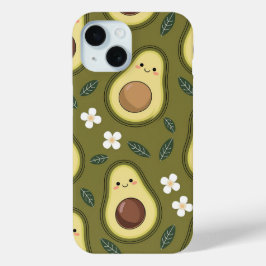 Esthetische Avocadobehuizing iPhone 15 Case