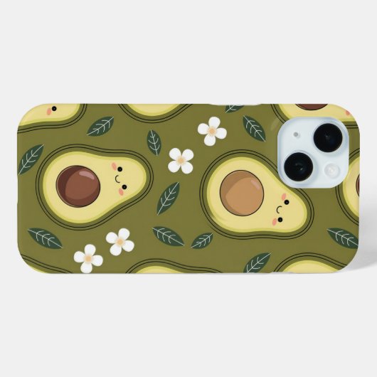 Esthetische Avocadobehuizing Case-Mate iPhone Case (Achterkant (horizontaal))