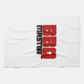 Esthetische BBQ Master Design Voor Grill Masters Theedoek (Horizontaal)