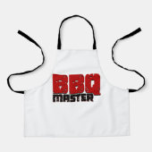 Esthetische BBQ Master ontwerp voor grillmeesters Schort (Voorkant)