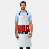 Esthetische BBQ Master ontwerp voor grillmeesters Schort (Gedragen)