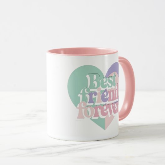 Esthetische BFF Gift Mok Schattigee Vriendschap Cu (Voorkant rechts)