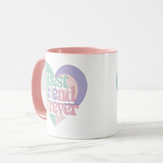 Esthetische BFF Gift Mok Schattigee Vriendschap Cu (Voorkant links)