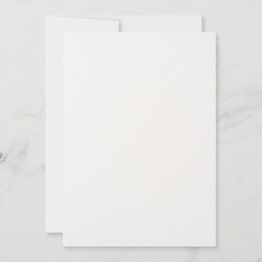 Esthetische blauwe bloementuin verjaardag kaart (Achterkant)