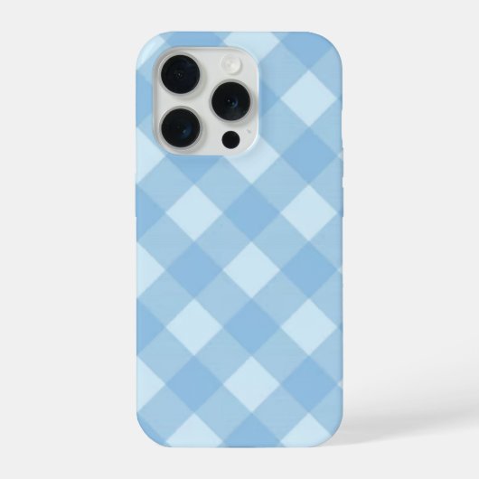 Esthetische blauwe telefoonhoes iPhone hoesje (Achterkant)