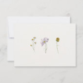 Esthetische bloei RSVP kaartje (Achterkant)