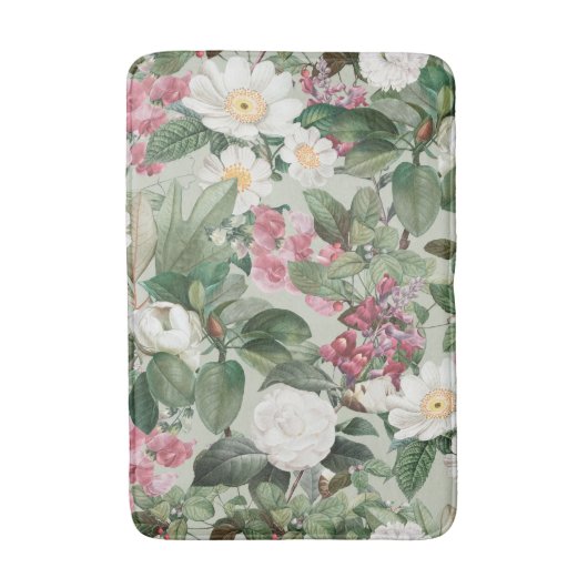 Esthetische bloem badmat (Voorkant Verticaal)