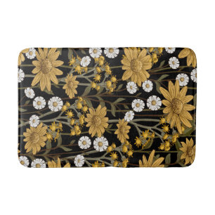 Esthetische bloem badmat