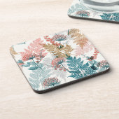 Esthetische bloem bier onderzetter