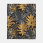 Esthetische bloem fleece deken (Voorkant)