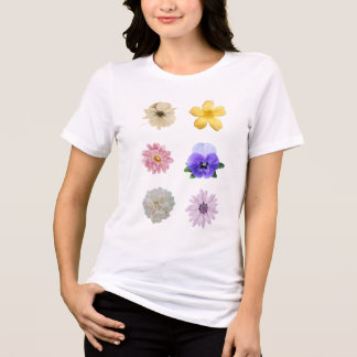 Esthetische bloem T-shirt