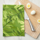 Esthetische bloem theedoek (Quarter Fold)