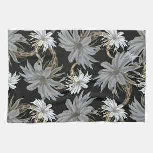 Esthetische bloem theedoek