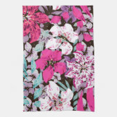 Esthetische bloem theedoek (Verticaal)