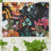 Esthetische bloem theedoek (Gevouwen)