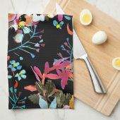 Esthetische bloem theedoek (Quarter Fold)