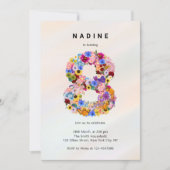 Esthetische Bloemen 8e Verjaardag Spring Garden Th Kaart (Voorkant)