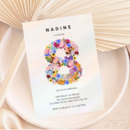 Esthetische Bloemen 8e Verjaardag Spring Garden Th Kaart