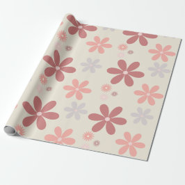 esthetische bloemen cadeaupapier