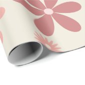esthetische bloemen cadeaupapier (Rol Hoek)
