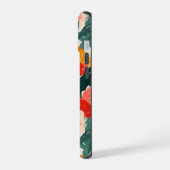 Esthetische Bloemen iPhone 15 Stoer Hoesje Case (Linkerkant)