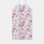 Esthetische Bloemen Pasen Brunch Retro Typografie Cadeaulabel (Achterkant)