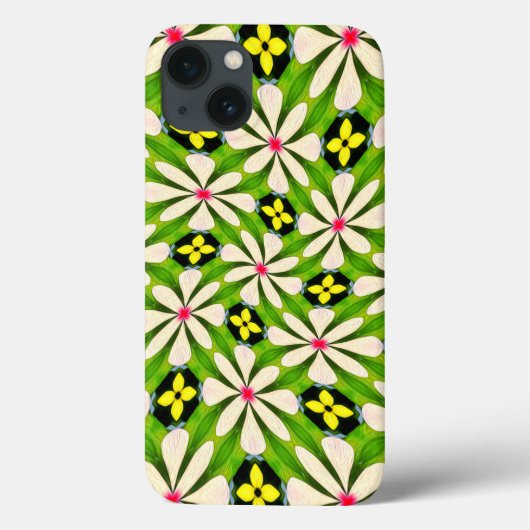 Esthetische bloemen patroon Case-Mate iPhone case (Achterkant)