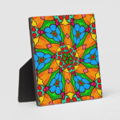 Esthetische bloemen patroon fotoplaat (Voorkant)