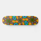 Esthetische bloemen patroon persoonlijk skateboard (Horizontaal)
