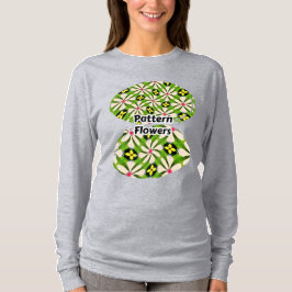 Esthetische bloemen patroon t-shirt