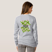 Esthetische bloemen patroon t-shirt (Achterkant volledig)