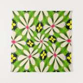 Esthetische bloemen patroon wandkleed (Voorkant (horizontaal))