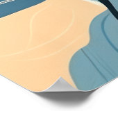 Esthetische bloemen schilderen poster (Hoek)