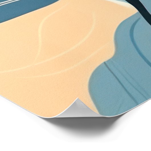 Esthetische bloemen schilderen poster (Hoek)