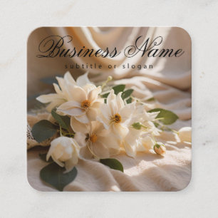 Esthetische bloemen   zonnig   Boho   Visitekaartj Vierkante Visitekaartje
