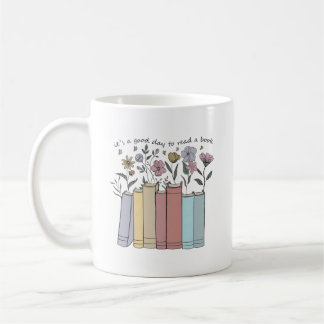 Esthetische bloemenboeken Het is een goede dag om Koffiemok