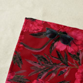 Esthetische bloemendouche gordijn strandhanddoek strandlaken (In situ)