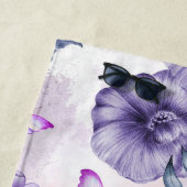 Esthetische bloemendouche gordijn strandhanddoek strandlaken (In situ)