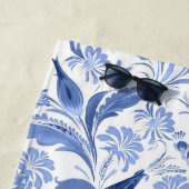 Esthetische bloemendouche gordijn strandhanddoek strandlaken (In situ)