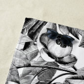 Esthetische bloemendouche gordijn strandhanddoek strandlaken (In situ)