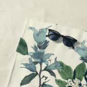 Esthetische bloemendouche gordijn strandhanddoek strandlaken (In situ)