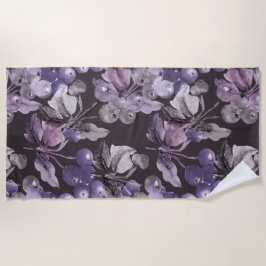 Esthetische bloemendouche gordijn strandhanddoek strandlaken