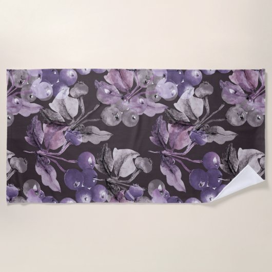 Esthetische bloemendouche gordijn strandhanddoek strandlaken (Voorkant)