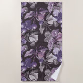 Esthetische bloemendouche gordijn strandhanddoek strandlaken (Voorkant)