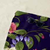 Esthetische bloemendouchegordijn strandlaken (In situ)