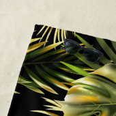 Esthetische bloemendouchegordijn strandlaken (In situ)